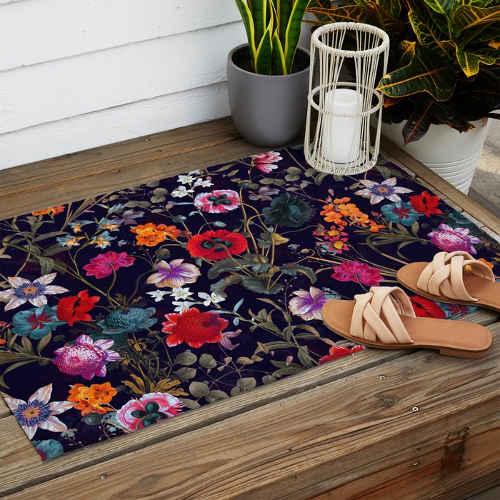 Midnight Garden XIX Outdoor Rug Gallery Image 2