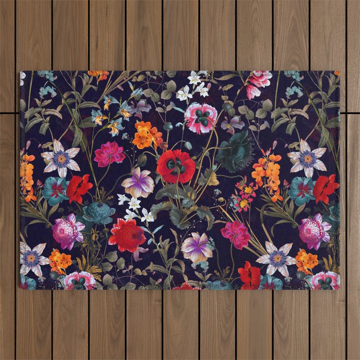 Midnight Garden XIX Outdoor Rug Gallery Image 1