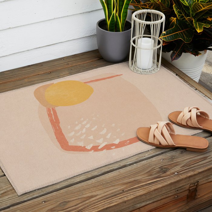 Abstract No.2 Outdoor Rug Gallery Image 2