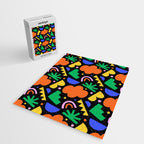 Creative colorful organic shape art pattern Jigsaw Puzzle Gallery Image 2
