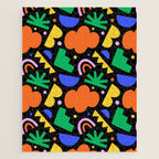 Creative colorful organic shape art pattern Jigsaw Puzzle Gallery Image 1
