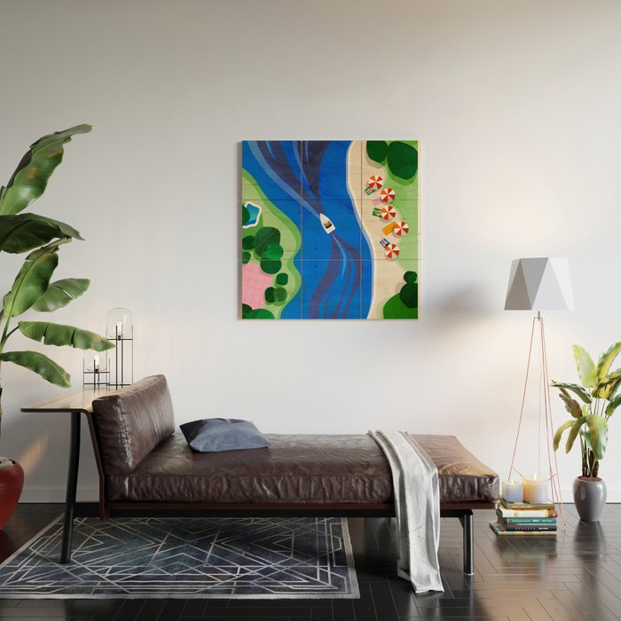 Cruising on a summer day Wood Wall Art Gallery Image 2