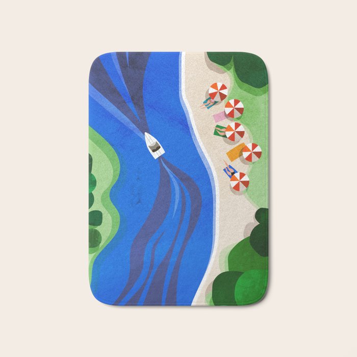 Cruising on a summer day Bath Mat Gallery Image 1