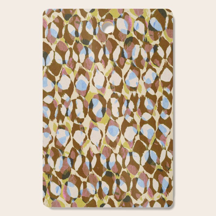 Pure Strokes #3 / Brown & Blue Cutting Board Gallery Image 1