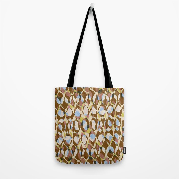 Pure Strokes #3 / Brown & Blue Tote Bag Gallery Image 2