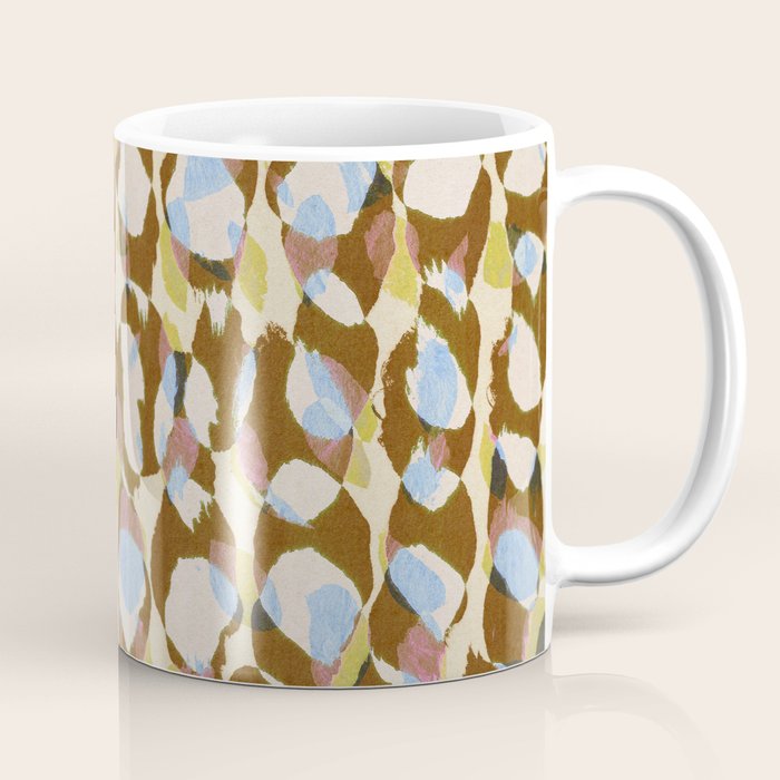 Pure Strokes #3 / Brown & Blue Coffee Mug Gallery Image 1