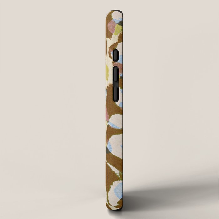 Pure Strokes #3 / Brown & Blue iPhone Case Gallery Image 2