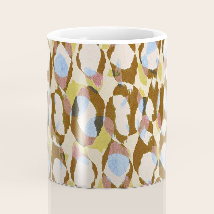 Pure Strokes #3 / Brown & Blue Coffee Mug Gallery Image 4