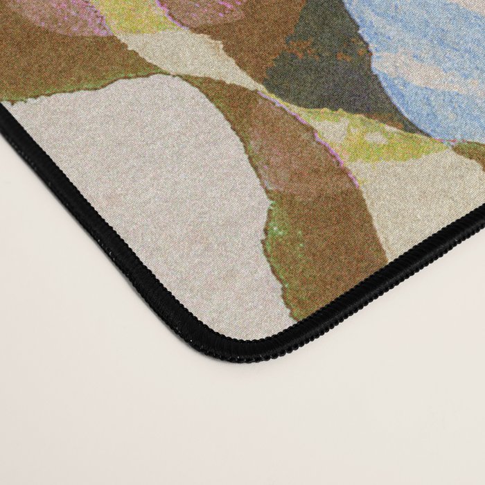 Pure Strokes #3 / Brown & Blue Desk Mat Gallery Image 4