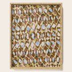 Pure Strokes #3 / Brown & Blue Serving Tray Gallery Image 1