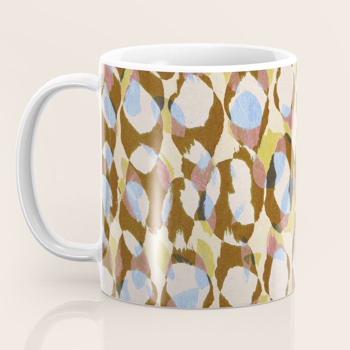 Pure Strokes #3 / Brown & Blue Coffee Mug Gallery Image 3