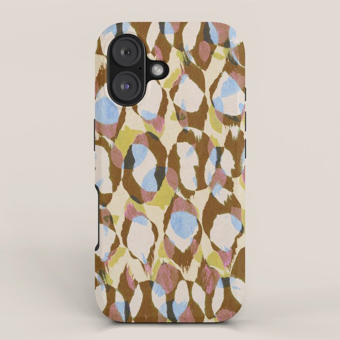 Pure Strokes #3 / Brown & Blue iPhone Case Gallery Image 1