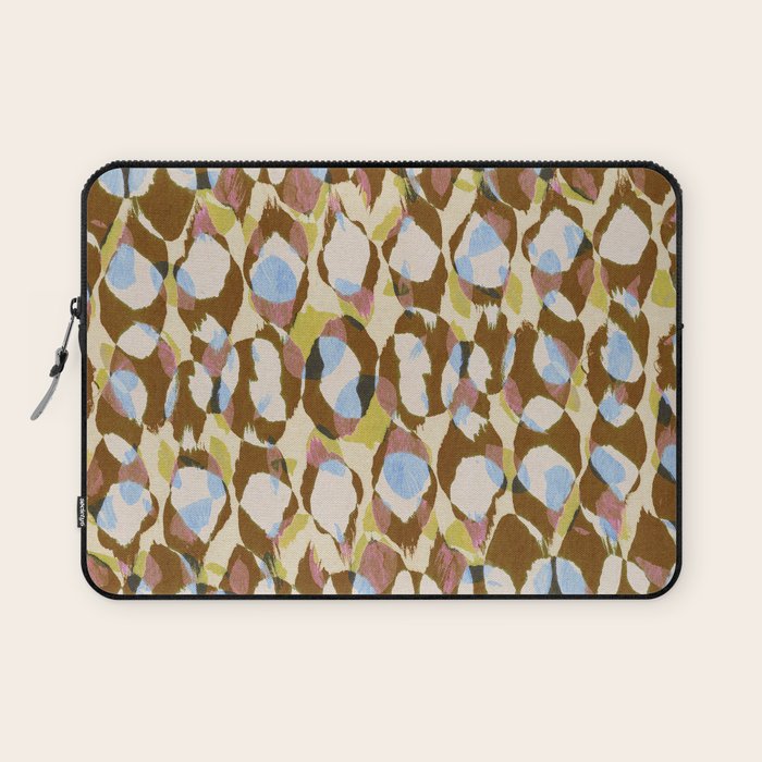 Pure Strokes #3 / Brown & Blue Laptop Sleeve Gallery Image 1