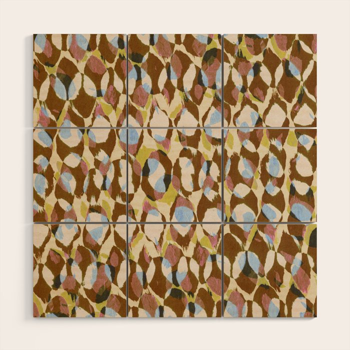 Pure Strokes #3 / Brown & Blue Wood Wall Art Gallery Image 1