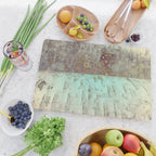 Autumn Birch Tree Abstract Cutting Board Gallery Image 2