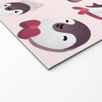 Cookie & cream & penguin - pink pattern Welcome Mat Gallery Image 2