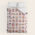 Cookie & cream & penguin - pink pattern Comforter Gallery Image 6