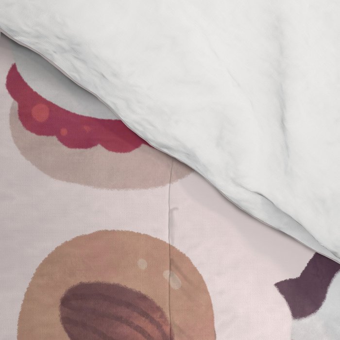 Cookie & cream & penguin - pink pattern Comforter Gallery Image 4