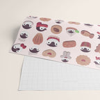 Cookie & cream & penguin - pink pattern Wrapping Paper Gallery Image 2