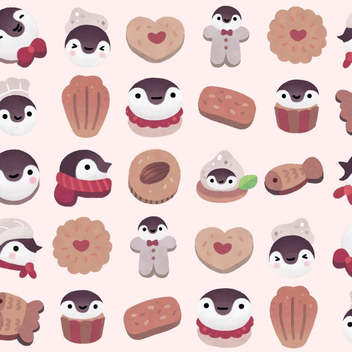 Cookie & cream & penguin - pink pattern Coffee Mug Gallery Image 2