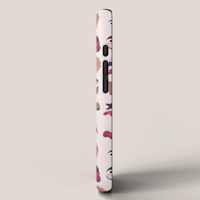 Cookie & cream & penguin - pink pattern iPhone Case Gallery Image 2