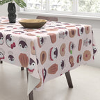Cookie & cream & penguin - pink pattern Tablecloth Gallery Image 3