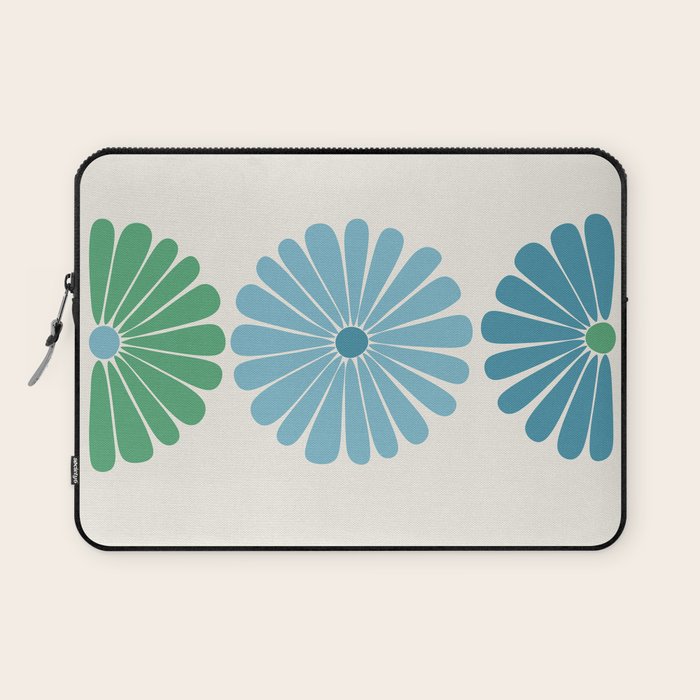 Retro Summer Daisies VI Laptop Sleeve Gallery Image 1