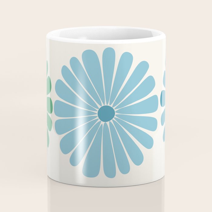 Retro Summer Daisies VI Coffee Mug Gallery Image 4
