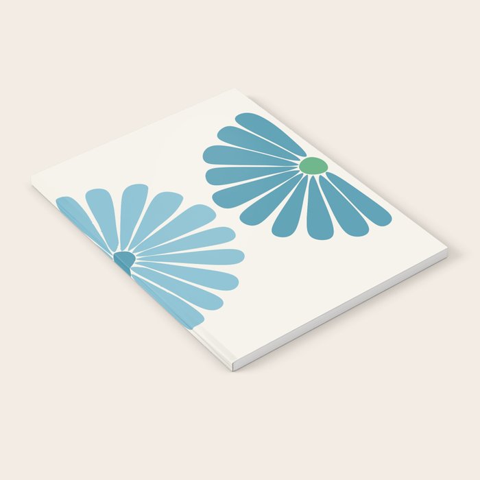 Retro Summer Daisies VI Notebook Gallery Image 2