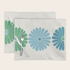 Retro Summer Daisies VI Placemat Gallery Image 1