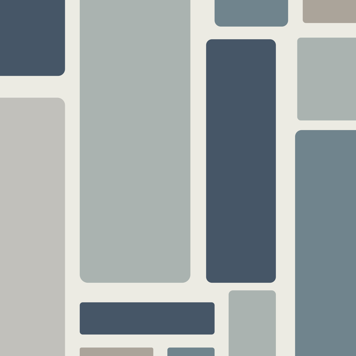Modulus Minimalist Geometric Retro Modern Pattern in Neutral Blue Grey Tones Coffee Mug Gallery Image 2