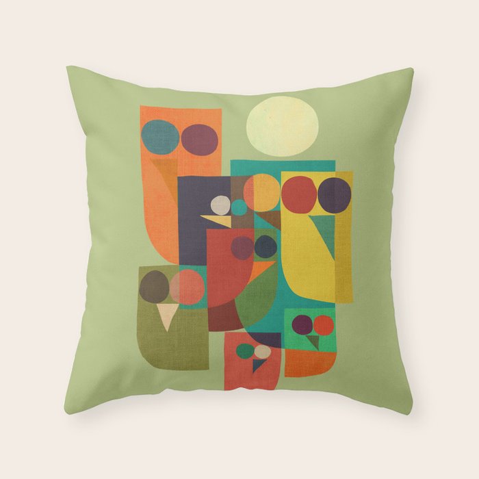 Owl squad Throw Pillow Gallery Image 6