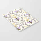 Queen Bee - Lavander Purple and Yellow Notebook Gallery Image 3
