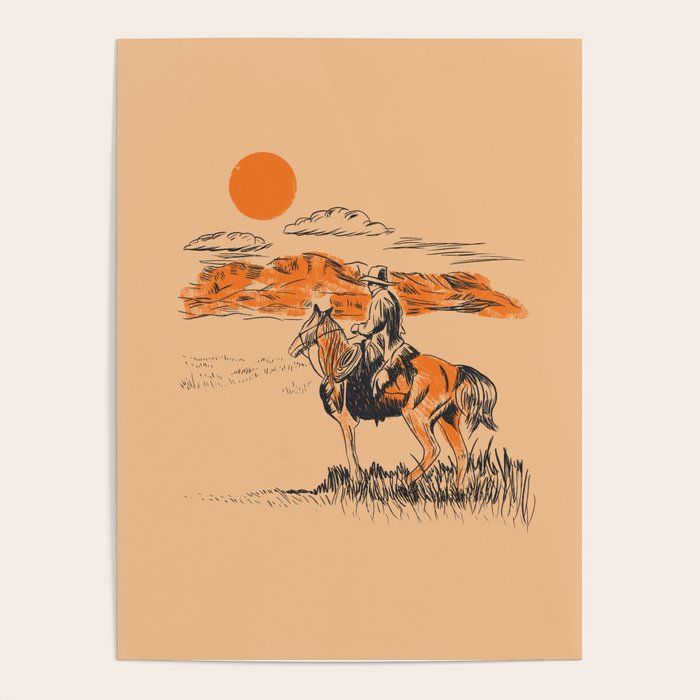Old Western Cowboy Poster Gallery Image 1