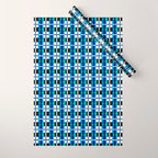 Blod Linear Aesthetics B Wrapping Paper Gallery Image 1