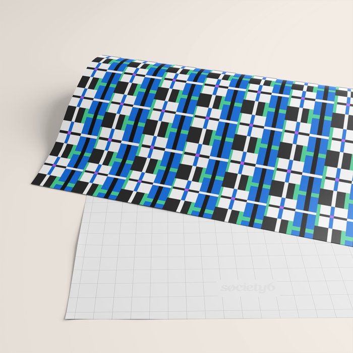 Blod Linear Aesthetics B Wrapping Paper Gallery Image 2