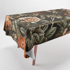 Autumn Winter Flowers Tablecloth Gallery Image 1