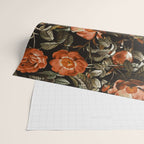Autumn Winter Flowers Wrapping Paper Gallery Image 2