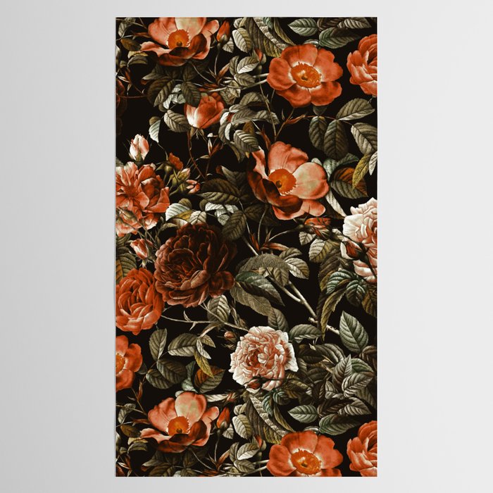 Autumn Winter Flowers Tablecloth Gallery Image 2