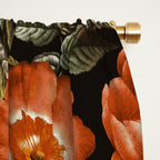 Autumn Winter Flowers Window Curtain Gallery Image 2