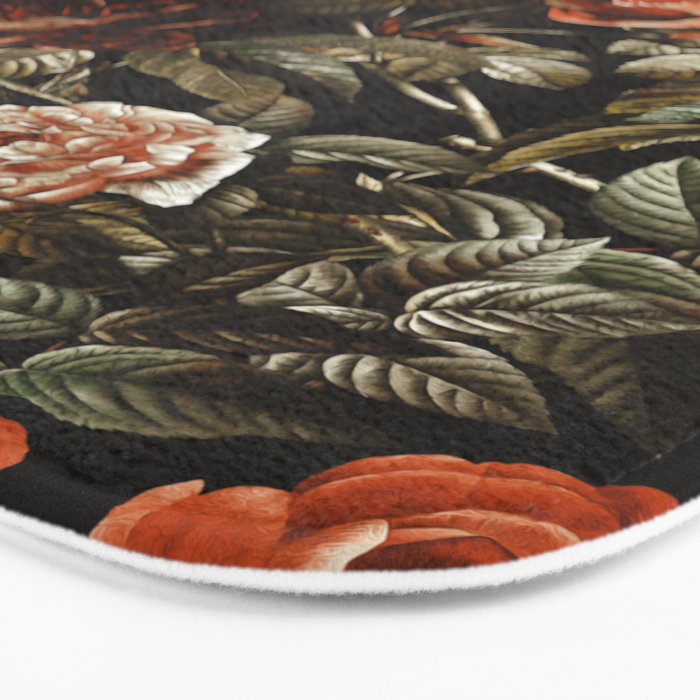 Autumn Winter Flowers Bath Mat Gallery Image 3