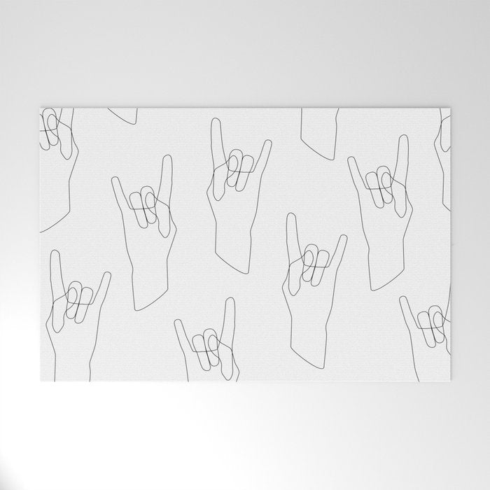 Rock Welcome Mat Gallery Image 1