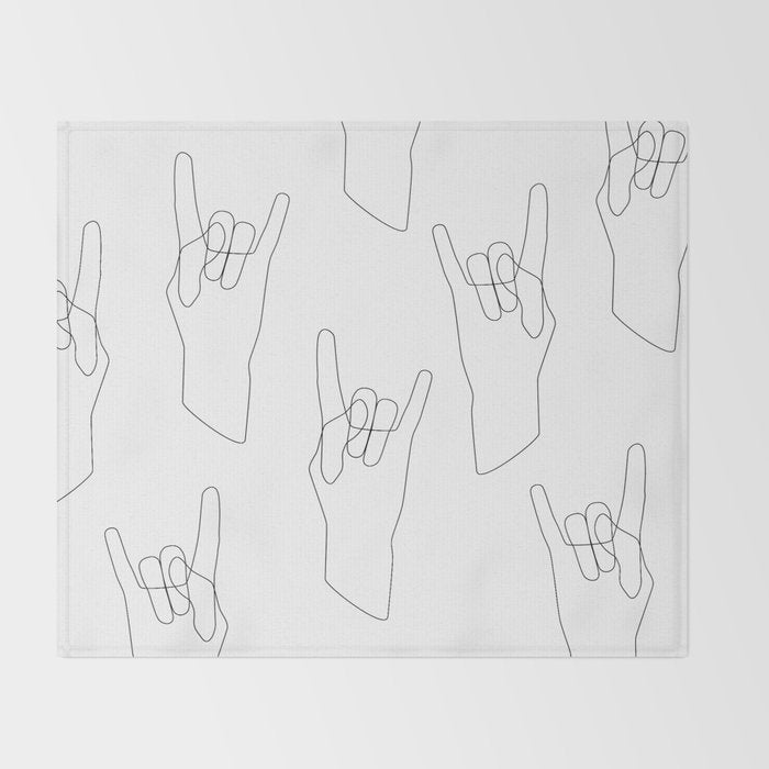 Rock Throw Blanket Gallery Image 2