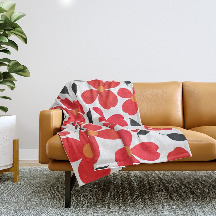 dogwood 14 Throw Blanket Gallery Image 1