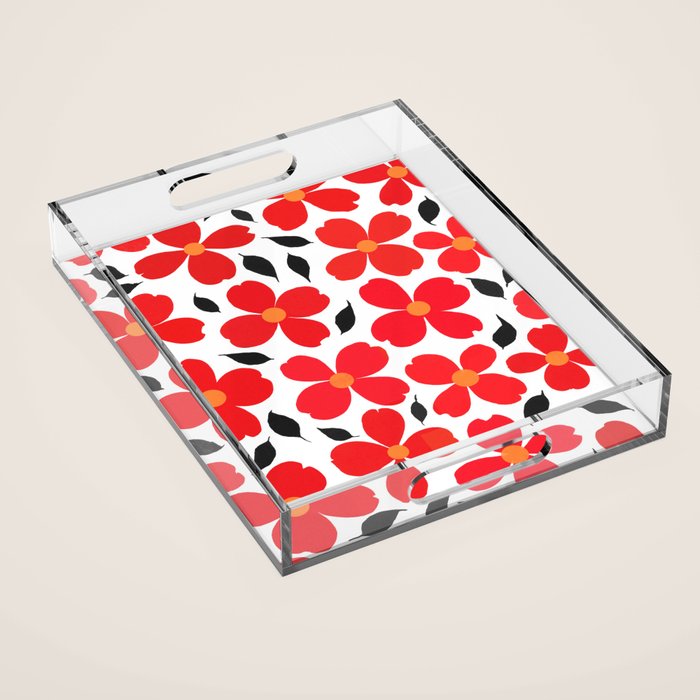 dogwood 14 Acrylic Tray Gallery Image 1