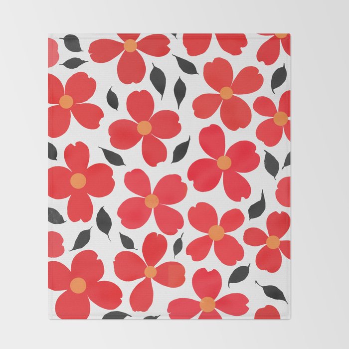 dogwood 14 Throw Blanket Gallery Image 2