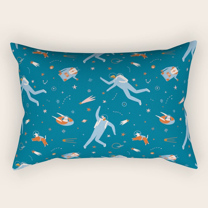 Space adventure Rectangular Pillow Gallery Image 1