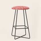 Dopamine Zebra Stripe Animal Print In Red Stool Gallery Image 1