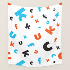 Naughty letters Wall Tapestry Gallery Image 4