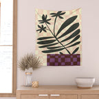 Abstract-botanical 45 Wall Tapestry Gallery Image 2